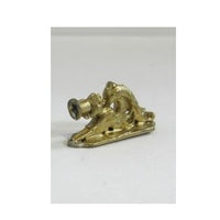 Væglysestage, messing