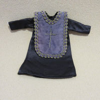 Sort præstekjole + messehagel