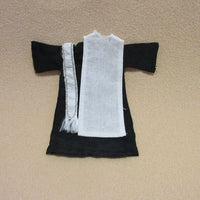 sort præstkjole + messehagel og sjal