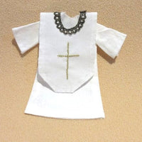 Hvid præstekjole + messehagel