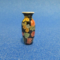 Porcelæns blomstervase håndm.( sort )