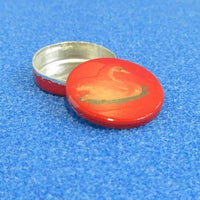 Rød kagedåse med låg