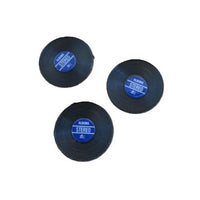 Gramofonplader, blå 3 stk.