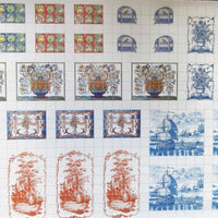 Vægdekorationer ( kakler ) præget karton