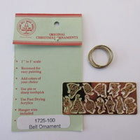 Clara bell miniature christmas ornaments, messing