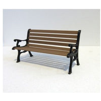 Parkbænk, kunststof