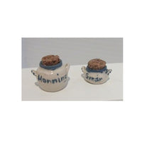 Keramik krukker honning + sirup