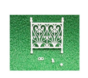 Hegn, hvid plast, kan forlænges, se beskrivelse