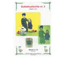 Strikkeopskrift l. regel: familie nr. 3