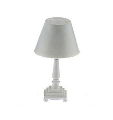 Bordlampe, hvid