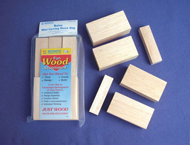balsa træ 5 stk.