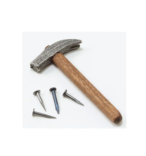 Hammer og søm, håndlavet