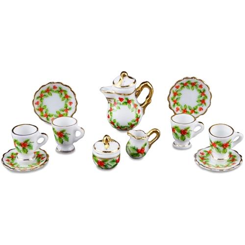 Kaffestel jule ornament 4 pers.