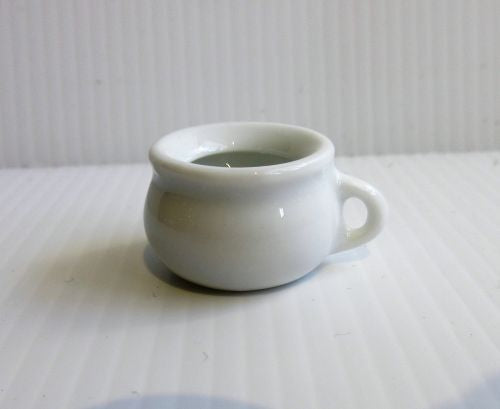 Natpotte, hvid porcelæn