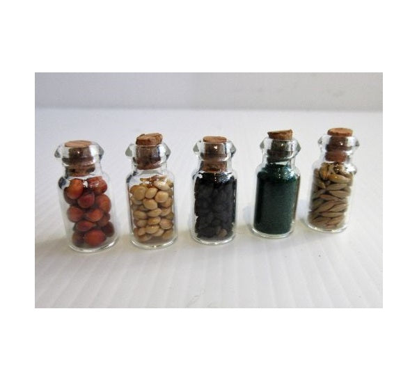 Glas m/ krydderier 5 stk.