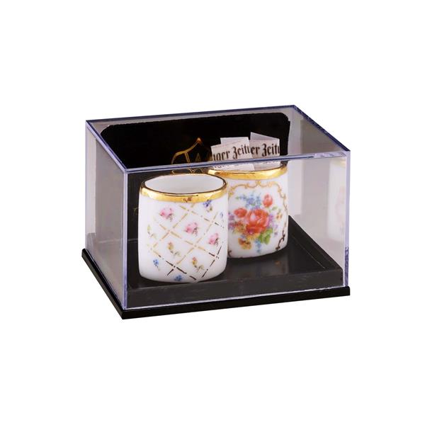 Papirkurve porcelæn 2 stk.