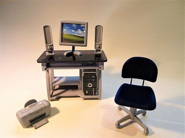 Kontor m/ PC, 7 dele