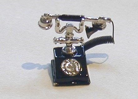Telefon , sort metal