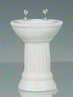 Håndvask, hvid porcelæn