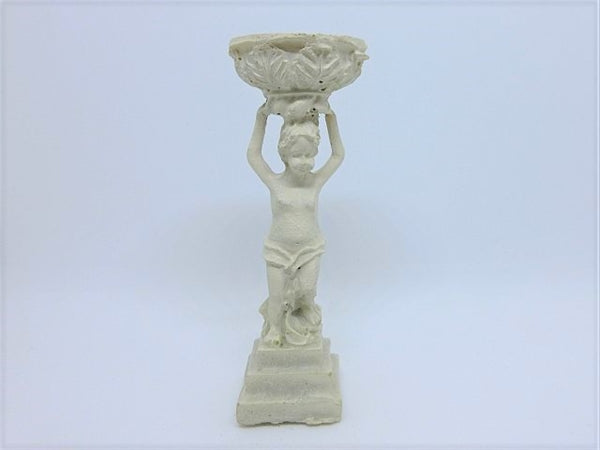 Havefigur " Pige m/ skål "
