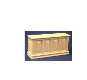 Receptionsdisk, cremefarvet