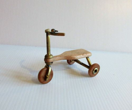 Tre-hjulet cykel, Ubh. træ/metal