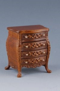 Skuffemøbel Louis XVI -valnød