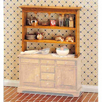 Køkkenreol  overdelen, excl.indhold KIT ubh. underdel se nr. 40073