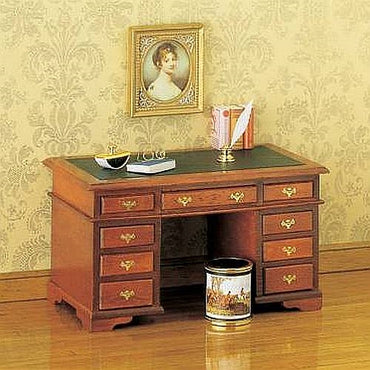 Engelsk skrivebord KIT ubh.  excl. deko