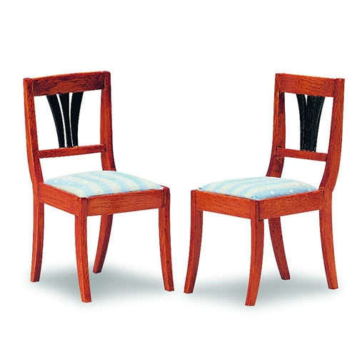 Biedermeier spisebordstole 2 stk. KIT ubh.
