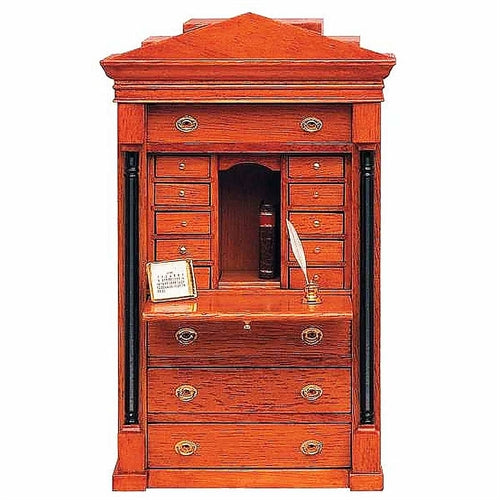 Biedermeier Sekretær 1814 KIT ubh.