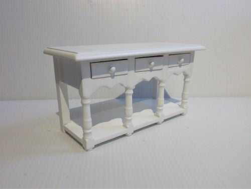 Victoriansk buffet hvid.