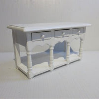 Victoriansk buffet hvid.