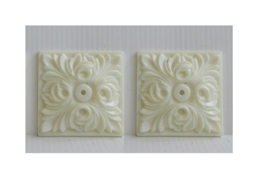 Rosette kunststof 2 stk.