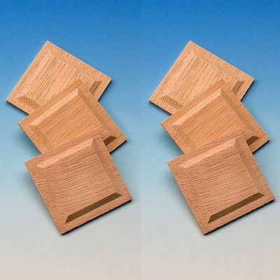 Træpanel 12 stk. 5,0 x 5,0 cm