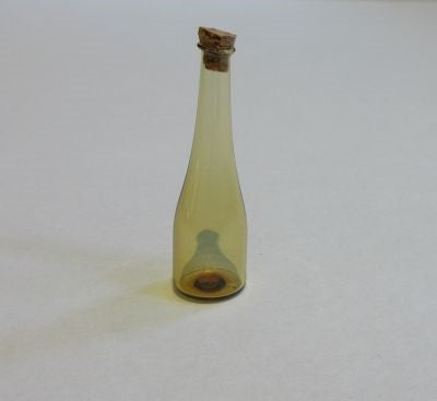 Glasflaske m/ korkprop