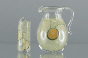 Kande + glas m/ limonade