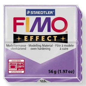 Fimo transparant lilla 56 g.