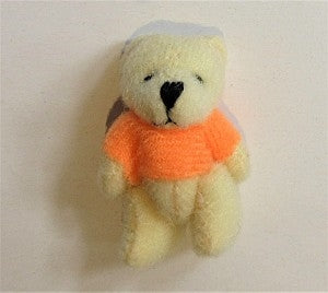 Bamse i orange trøje