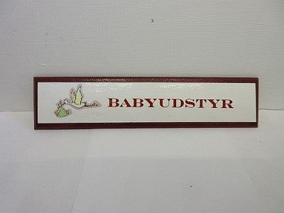 Butiksskilt, Babyudstyr