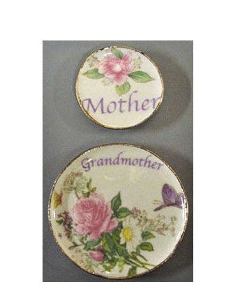 Mor/bedstemor platte 2 stk.