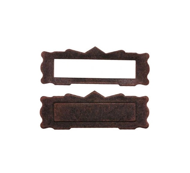 Brevsprække, olie poleret bronze