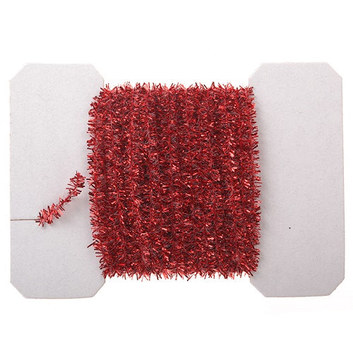 Tinsel guilande rød