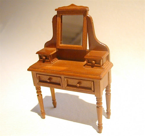 Toiletmøbel m. spejl,valnød