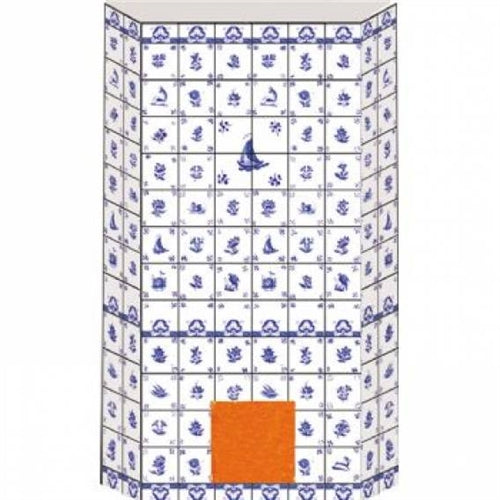 Kamin KIT,  karton m/kobber låge