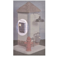 El måler m/hovedsikringsbox