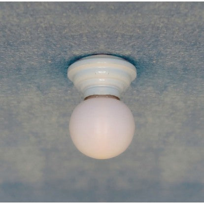 Loftlampe, hvid