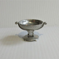 Frugtfad på fod, poleret tin