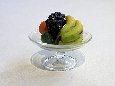 Skål ( glas )med frugt