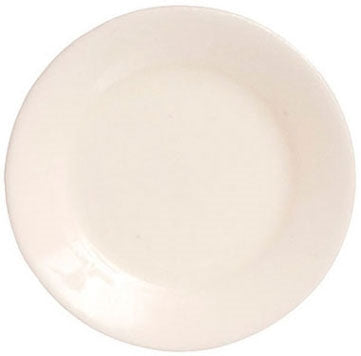 Tallerken hvid porcelæn 4 stk.